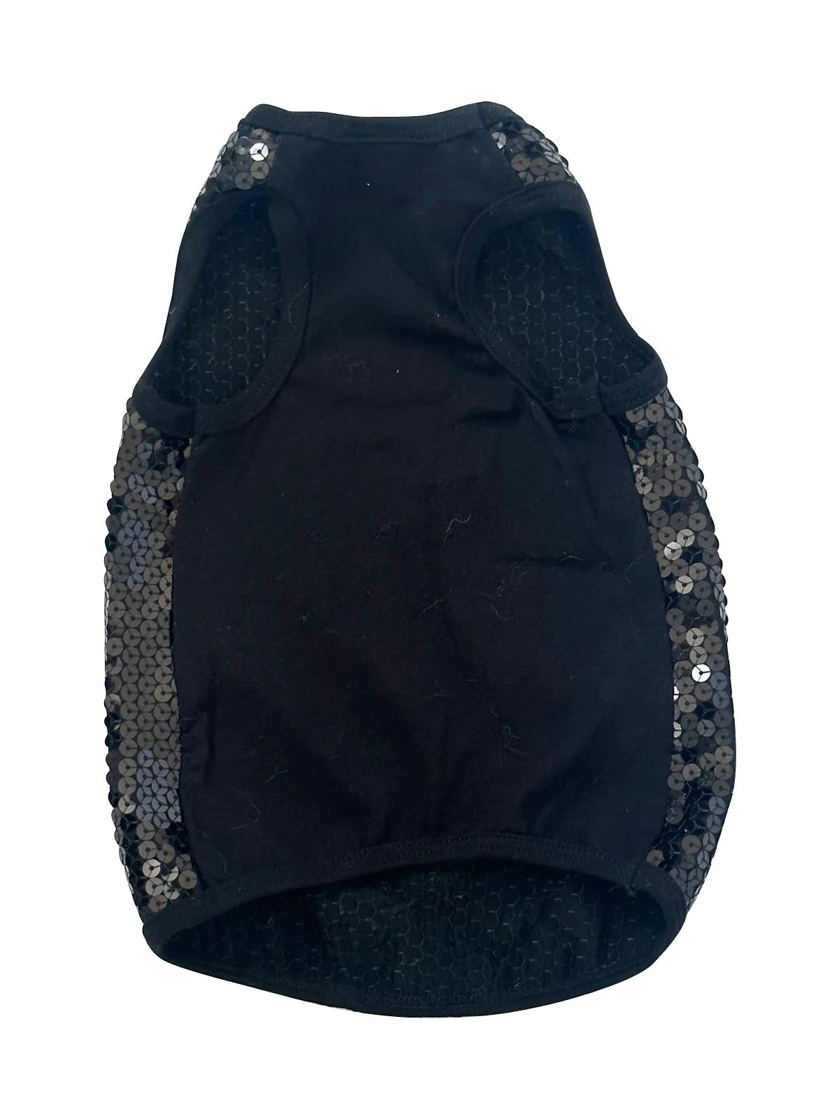 On The Rocks Sequined Tank, Black - Image 4