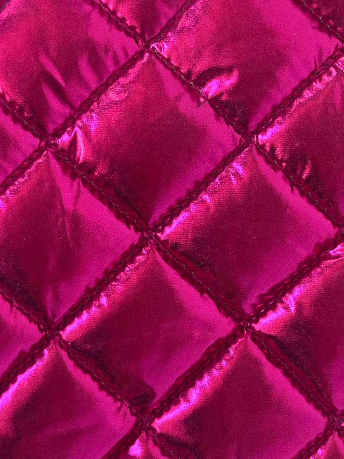 Mercedes Metallic Coat, Raspberry - Image 3