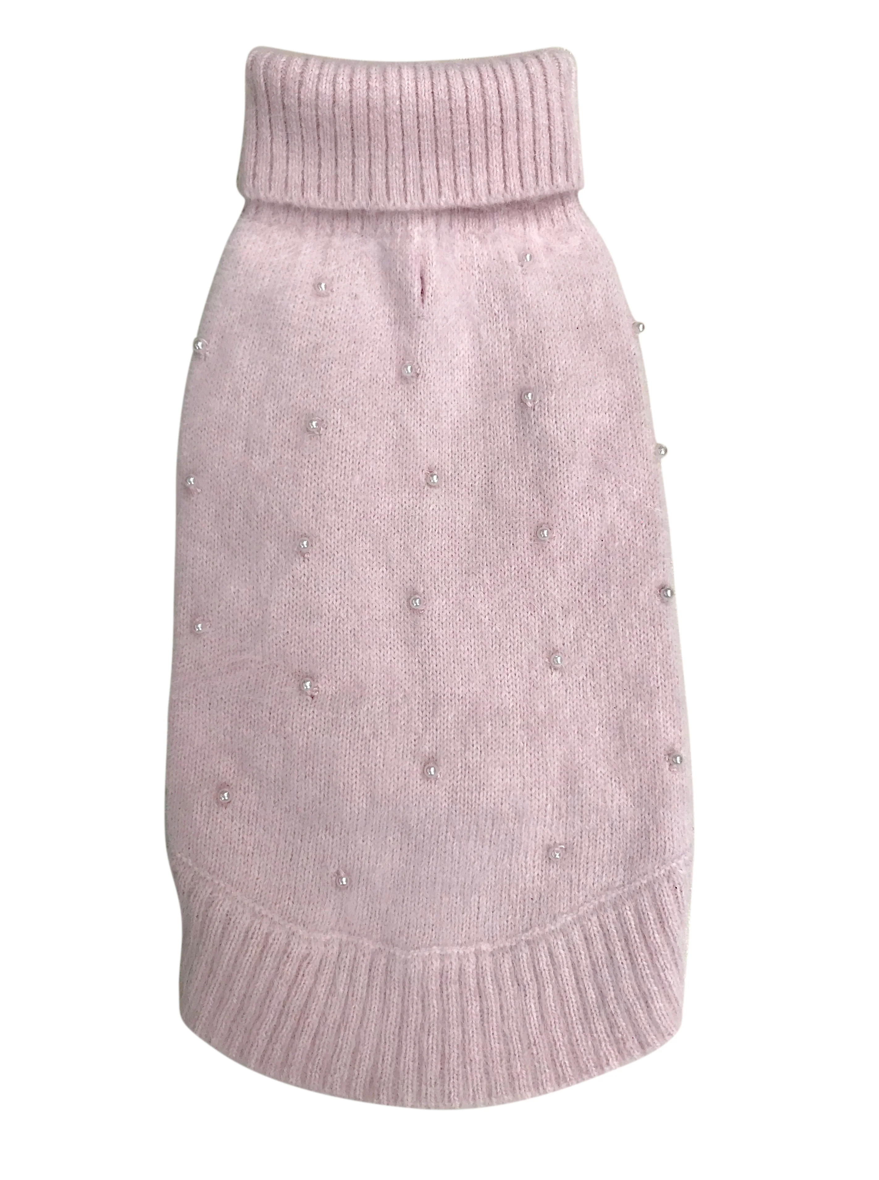 Pearly Girl Sweater, Blush - Image 3
