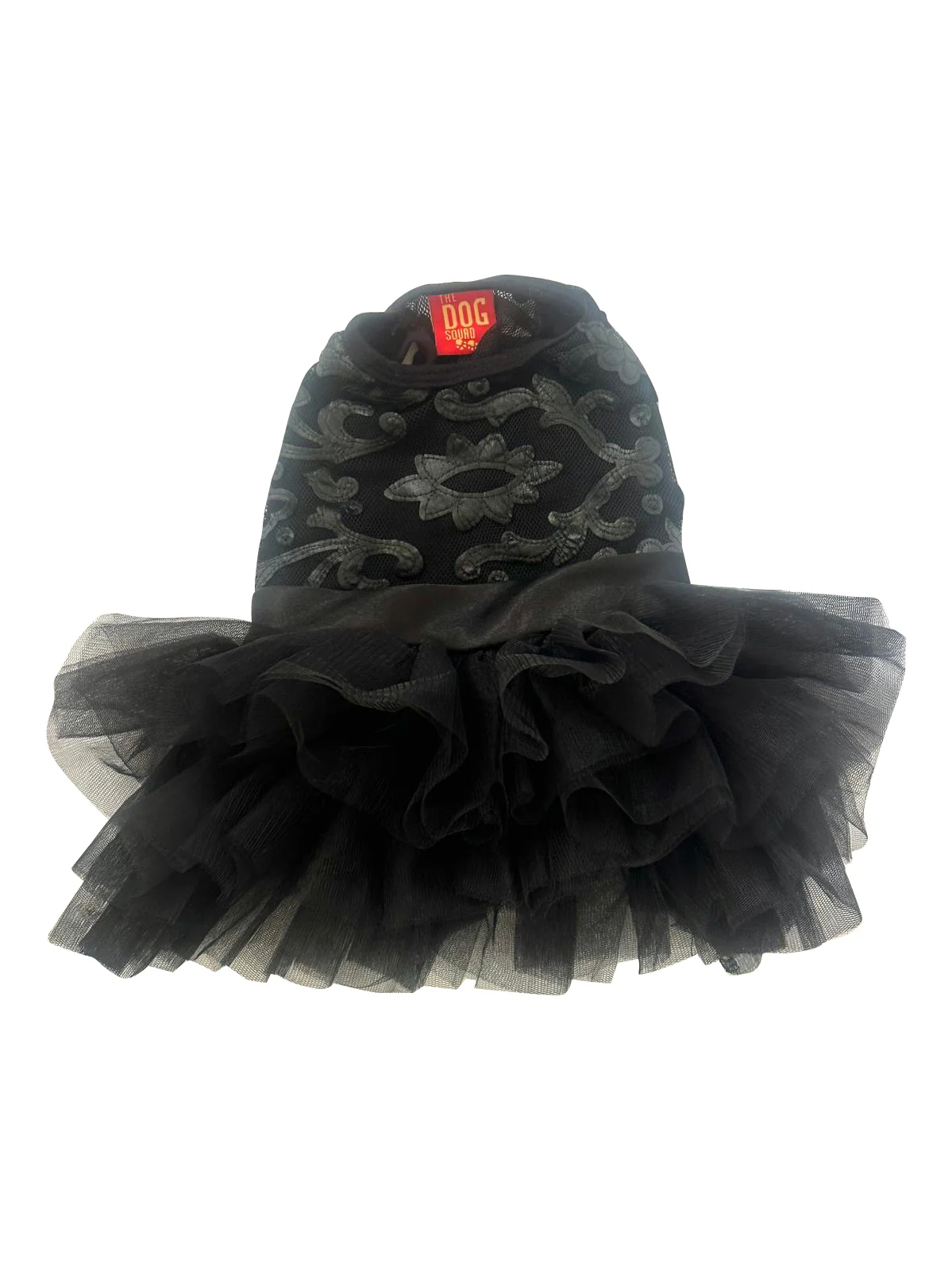Rocker Appliqué Mesh Fufu Tutu, Black - Image 3